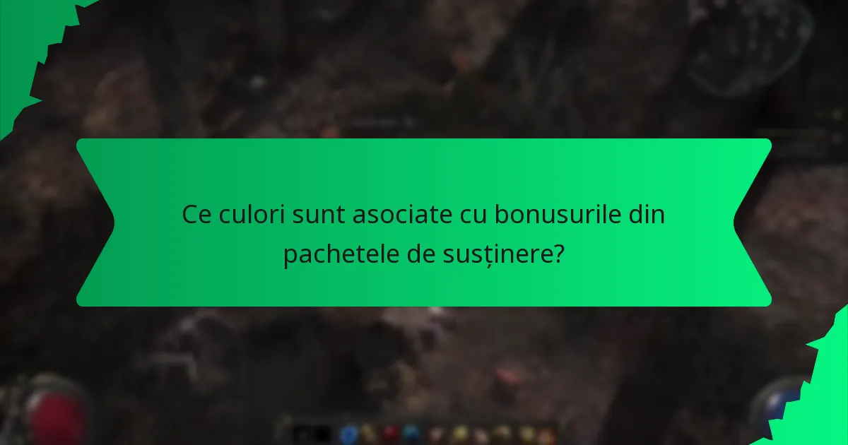 Cum este determinată raritatea bonusurilor din pachetele de susținere?