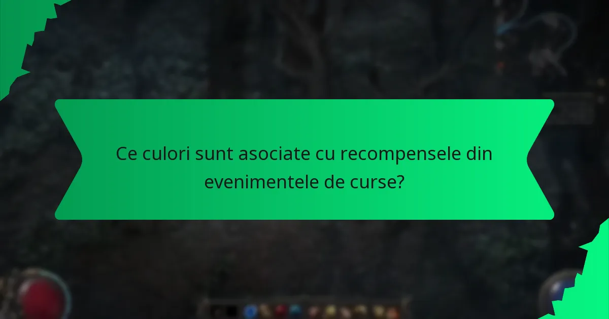 Cum este determinată raritatea recompenselor din evenimentele de curse?