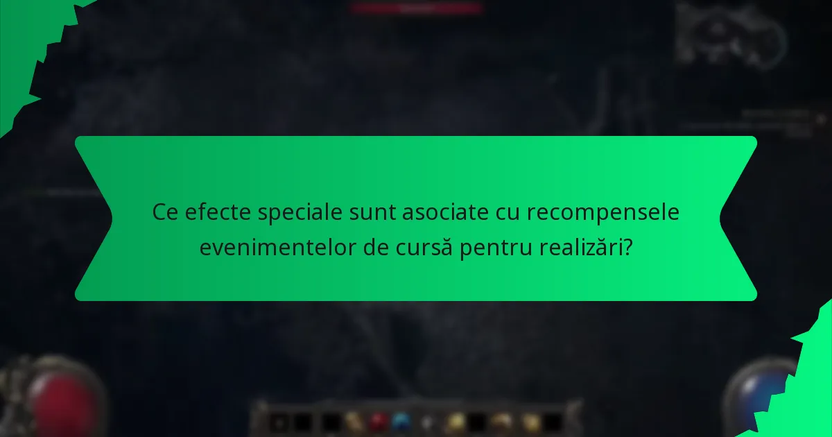 Cum este determinată raritatea recompenselor evenimentelor de cursă pentru realizări?