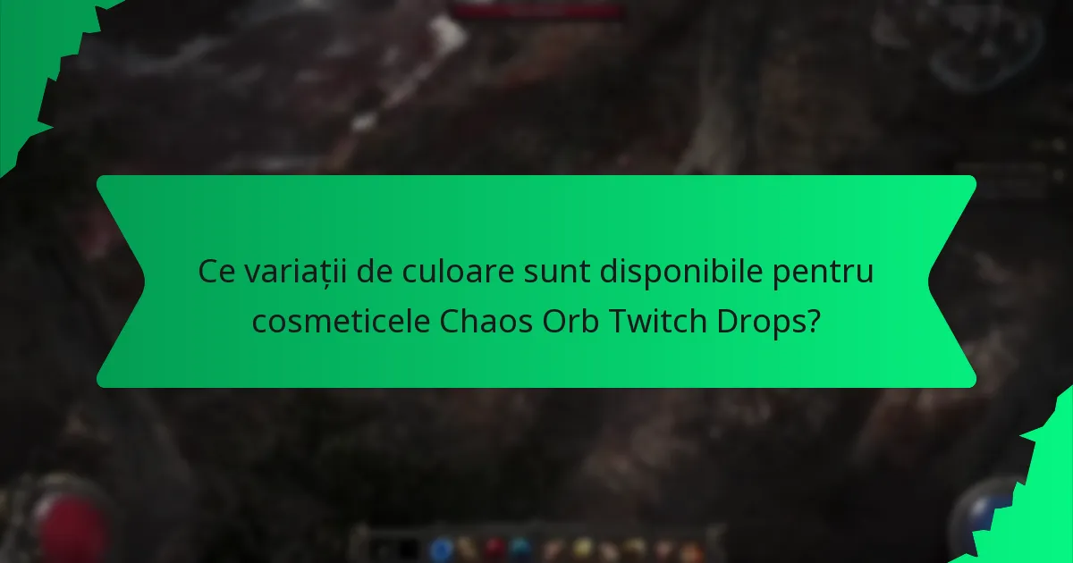 Cum pot jucătorii obține cosmeticele Chaos Orb Twitch Drops?